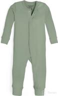 colored organics unisex baby emerson sleeper - the ultimate organic cotton long sleeve infant coverall logo