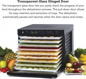 img 1 attached to Tribest Sedona SD-P9000 Digitally Controlled Food Dehydrator With BPA-Free Trays, Black, Large