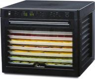 tribest sedona sd-p9000 пищевой дегидратор с цифровым управлением и лотками без bpa, черный, большой логотип