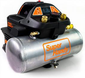 img 4 attached to Powerful And Portable: SuperHandy Cordless Air Compressor With 135 PSI And Digital Pressure Gauge