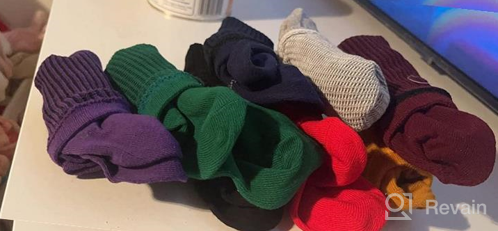 img 1 attached to 🧦 Kereda Little Kids Girls Slouch Crew Socks: Stylish & Comfortable Cotton Dress Socks for Toddlers (1-12 Years) review by Lori Kramer