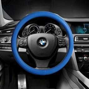 img 2 attached to VARGTR Car Steering Wheel Cover Interior Accessories