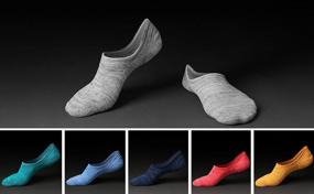 img 2 attached to Idegg Low Cut No Show Socks For Women And Men: Anti-Slid Athletic And Casual Invisible Liner Socks