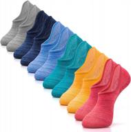 idegg low cut no show socks для женщин и мужчин: нескользящие спортивные и повседневные носки-невидимки логотип