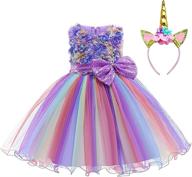 stunning princess rainbow birthday 👸 dresses: exquisite pageant clothing for girls logo