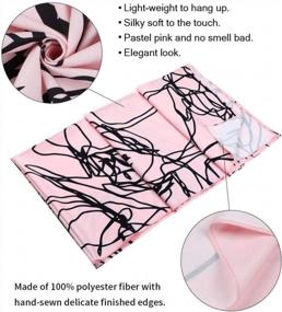 img 1 attached to Ruibo Kissing Tapestry Wall Hanging - Pink Line Art Decor For Bedroom, Living Room & Dorm (RB-K-1)(59"X51")