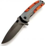 eafengrow ef43 folding knife 5cr18mov blade steel wood handle outdoor camping hunting knife edc tool logo