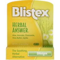 blistex sg_b00166ay26_us herbal answer balm logo