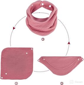 img 1 attached to Bandana Multi Use Infinity Absorbent Adjustable Feeding