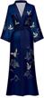 stylish satin kimono bathrobe for women: soft & silky floral bridesmaid robes by artfasion logo