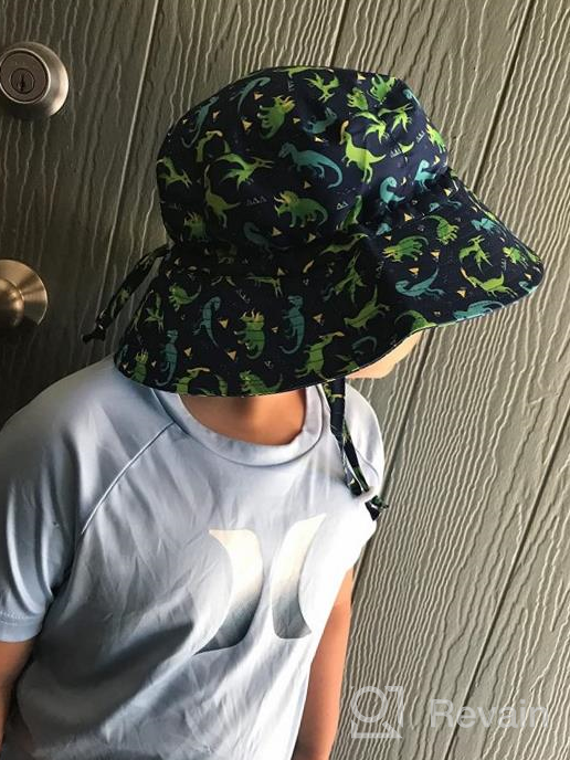 img 1 attached to Protect Your Child's Skin with JAN & JUL Aqua-Dry 🧢 GRO-with-me Adjustable Sun-Hats – UV Protection for Babies, Toddlers, and Kids review by Zach Clements