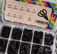 img 1 attached to Multifunctional Assorted Screw Eyes Kit – Perfect For Hanging, Jewelry Making And Crafts – 105 Pcs review by Brad Dotson