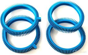 img 3 attached to 🏊 AR-PRO Front and Rear Tire Combo Kit for PoolCleaner Poolvergnuegen 896584000-143 & 896584000-082 - 2-Pack