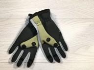 img 1 attached to Windproof Sports Fleece Neoprene Winter Gloves Khaki review by Michal Wjcik ᠌