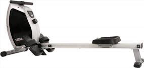img 4 attached to Aluminum Slide Rail Magnetic Rowing Machine Rower - EFITMENT RW026