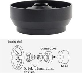 img 1 attached to Leadrise-170H черный руль Quick Release Hub Adapter Snap для Dodge GM Cheverolet