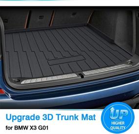 img 3 attached to 🔧 TPO Rear Cargo Liner for BMW G01 X3 2018-2022 All Weather Upgrade Material - Poverty Fit (Excludes X3 xDrive 30e)