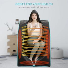 img 2 attached to Transform Your Home Into A Personal Spa With Smartmak'S Portable Full Body Far Infrared Sauna