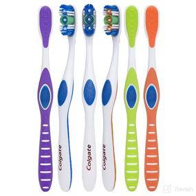 img 1 attached to 🦷 Colgate Toothbrush with Tongue and Cheek Cleaner - Enhanced Oral Care through Toothbrushes & Accessories