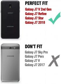 img 3 attached to Прочная защита всего тела для Samsung Galaxy J7 2018 - чехол Poetic Guardian со встроенной защитой экрана