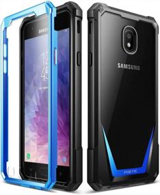 img 4 attached to Full-Body Rugged Protection For Samsung Galaxy J7 2018 - Poetic Guardian Case With Built-In Screen Protector