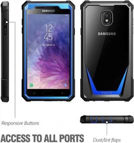 img 2 attached to Full-Body Rugged Protection For Samsung Galaxy J7 2018 - Poetic Guardian Case With Built-In Screen Protector