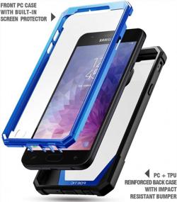 img 1 attached to Full-Body Rugged Protection For Samsung Galaxy J7 2018 - Poetic Guardian Case With Built-In Screen Protector