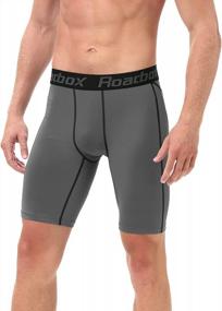 img 2 attached to Stay Cool And Comfortable With Roadbox Men'S Compression Shorts For Workouts And Running - 3 Pack