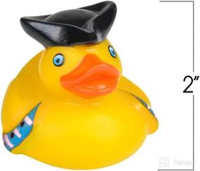 img 2 attached to 🦆 Pack of 12 Pirate Rubber Duckies by ArtCreativity - 2 inch Cute Duck Bath Tub and Pool Toys Ideal for Pirate-Themed Parties and Celebrations - Fun Decorations, Carnival Supplies, Party Favor