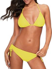 img 4 attached to American Trends Triangle Swimsuit Bathing Women's Clothing ~ Swimsuits & Cover Ups