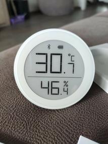img 17 attached to Xiaomi Clear Grass temperature and humidity sensor (CGG1), white