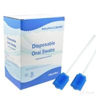 🌸 munkcare blossom disposable swabsticks for cleaning logo