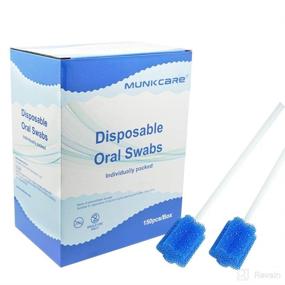 img 3 attached to 🌸 Munkcare Blossom Disposable Swabsticks for Cleaning