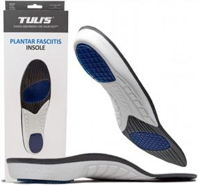 img 4 attached to Tulis Plantar Fasciitis Insoles, Full Length Orthotic Premium Arch Support And Shock Absorption, Medium