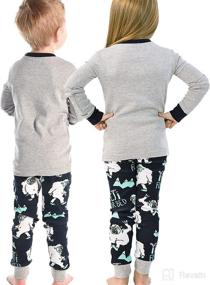 img 2 attached to 👨 Family Pajama Sets for Adults, Kids, and Infants - Matching Yeti for Bed Pajamas by Lazy One