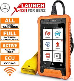 img 4 attached to 🚀 2022 Version LAUNCH Creader Elite Benz All System Diagnostic Code Reader - Mercedes Benz OBD2 Scanner with Bi-Directional Scan Tool, ECU Coding, All Reset Function, ABS Bleeding, EPB, BMS, TPMS Reset, Auto VIN