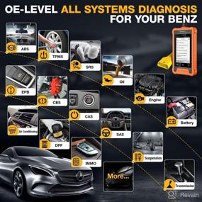 img 3 attached to 🚀 2022 Version LAUNCH Creader Elite Benz All System Diagnostic Code Reader - Mercedes Benz OBD2 Scanner with Bi-Directional Scan Tool, ECU Coding, All Reset Function, ABS Bleeding, EPB, BMS, TPMS Reset, Auto VIN