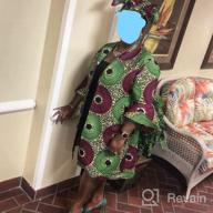 img 1 attached to SHENBOLEN Women African Print Jacket Dashiki Traditional Top Dress review by Jerry Mills