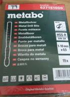 img 2 attached to Drill for metal, screw Metabo 627151000, 19 pcs. 1 mm review by Velizar Velinov ᠌