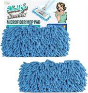 microfiber mop pad two pack logo