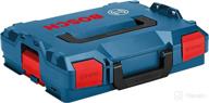 🔵 bosch l-boxx-1 4.5 x 14 x 17.5 stackable tool storage case - blue логотип
