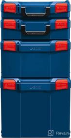 img 2 attached to 🔵 BOSCH L-BOXX-1 4.5 x 14 x 17.5 Stackable Tool Storage Case - Blue