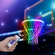 играйте в мяч всю ночь со светодиодной подсветкой баскетбольного кольца wetong на солнечных батареях логотип