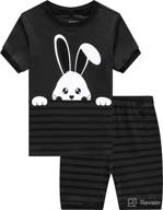 👕 comfy boys 100% cotton pajama sets for a cool summer sleepwear experience logo