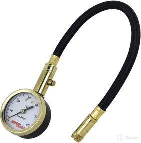 img 3 attached to 🚗 Accu-Gage Straight-Angle Tire Pressure Gauge - 60 PSI Range