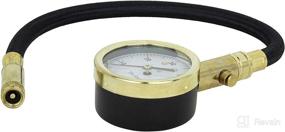 img 2 attached to 🚗 Accu-Gage Straight-Angle Tire Pressure Gauge - 60 PSI Range