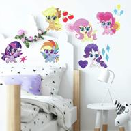 преобразите свое пространство с my little pony. давайте купим волшебные наклейки на стены от roommates логотип