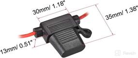img 2 attached to Uxcell Holder Line Automotive Waterproof Replacement Parts in Lighting & Electrical