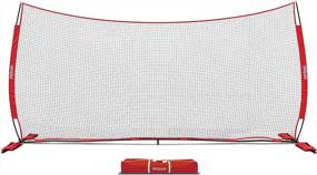 img 4 attached to Portable Sports Barrier Net - 12' X 9', Ideal For Various Sports With Carry Bag Included, From GoSports