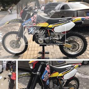 img 3 attached to Enhance Your Suzuki DRZ 400 SM with Kungfu Graphics Custom Decal Kit: SZDRSE9919001-KO